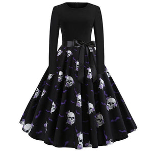 Bestkawaii-Halloween-Skulls-and-Bats-Bow-Dress