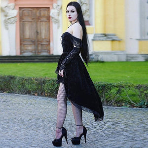 Breast-Wrapped-Lace-Perspective-Mesh-Large-Swing-Dress