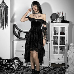 Breast-Wrapped-Lace-Perspective-Mesh-Large-Swing-Dress