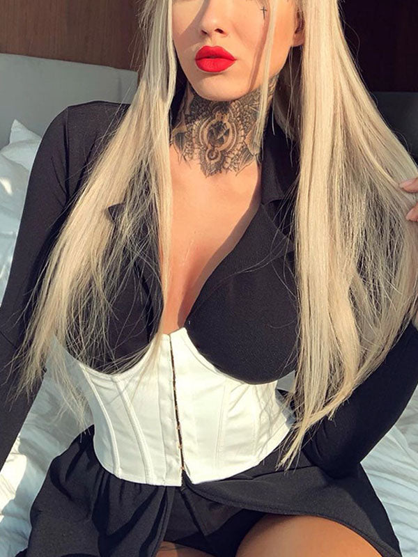 Solid Fish Bone Corset