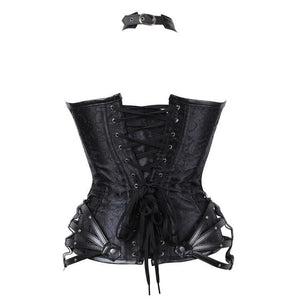Gothic Halter Tube Top Corest