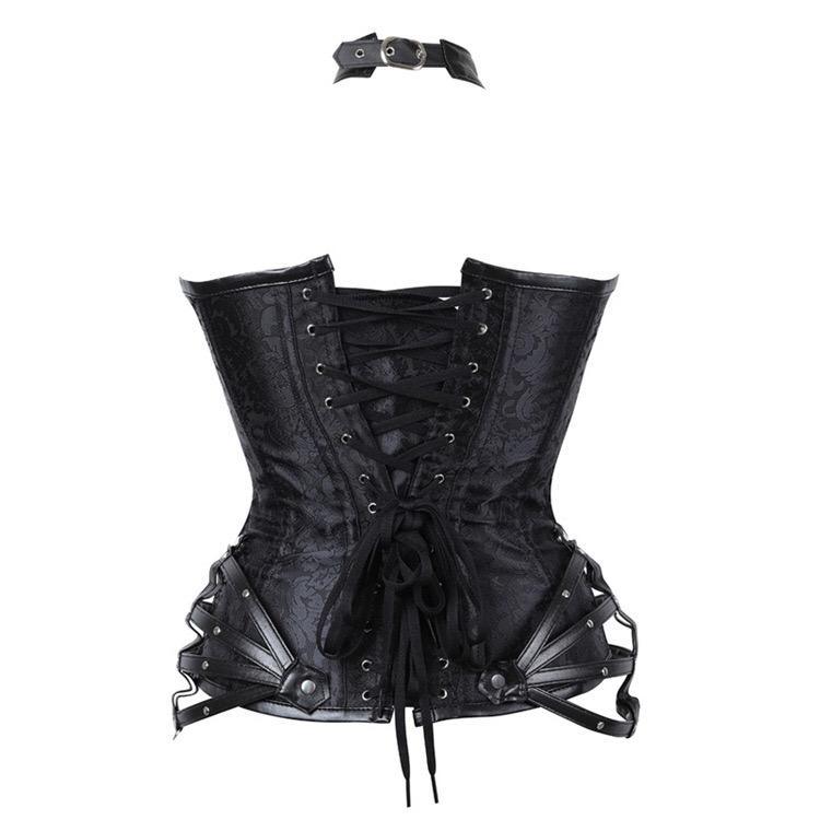 Gothic Halter Tube Top Corest