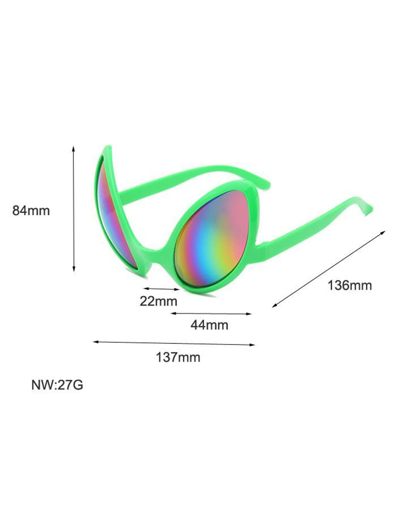 Alien Sun-shaped Funny Glasses