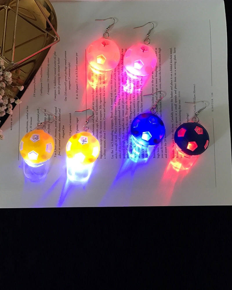 Electronic Music Festival LED Light Bulb Earrings
