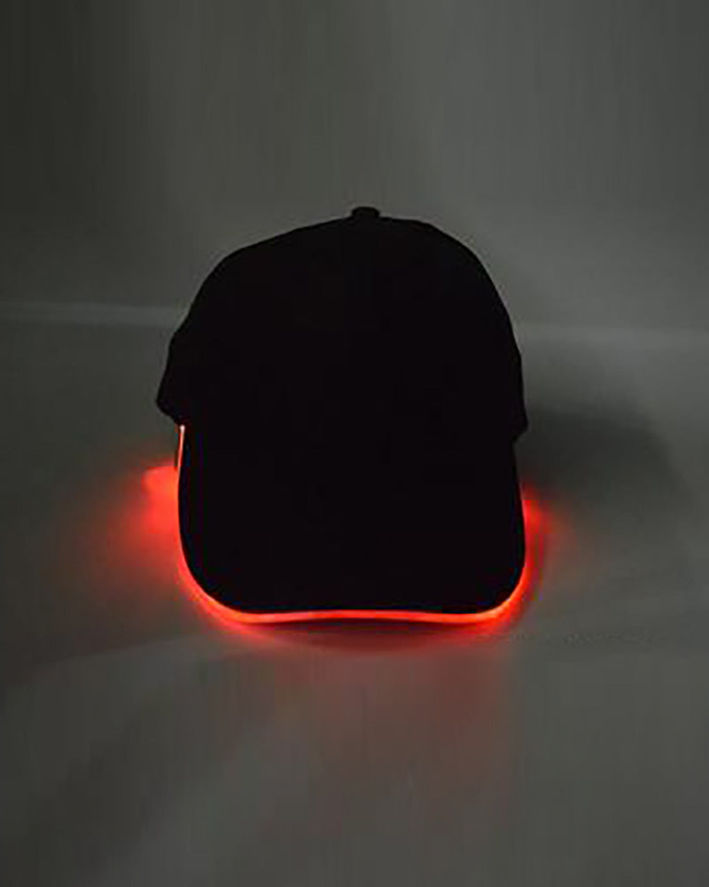 Fiber Optic LED Baseball Cap