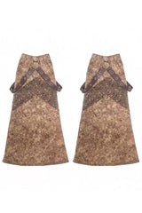 Post‑Apocalyptic Punk Top & Shorts Co‑ord Set