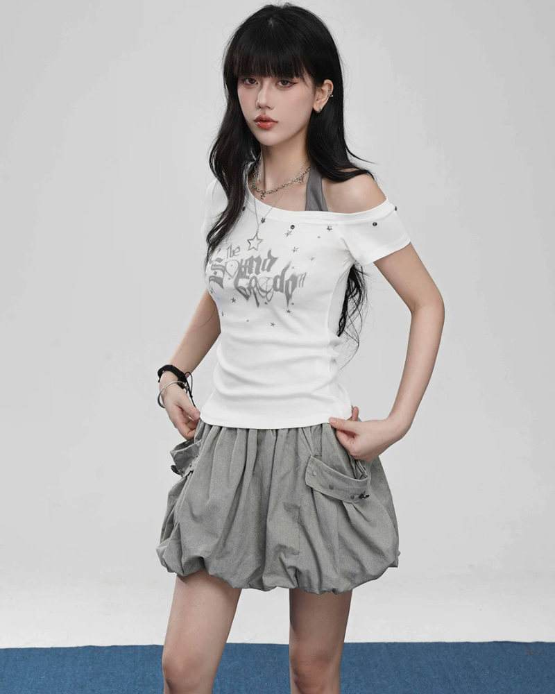 Spicy Girl Summer Mini Bubble Skirt
