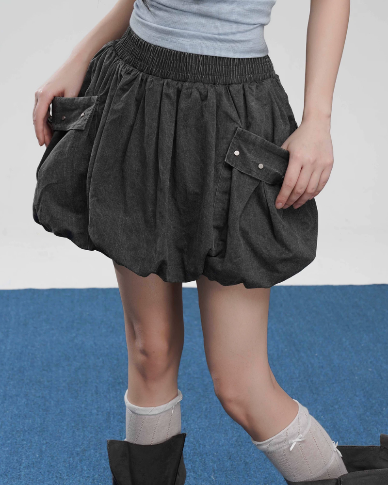 Spicy Girl Summer Mini Bubble Skirt