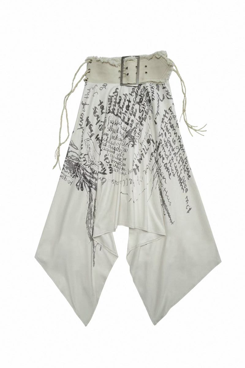Vintage Rock Two‑Way Bandeau Skirt