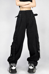 Women Straight Loose Cargo Pants