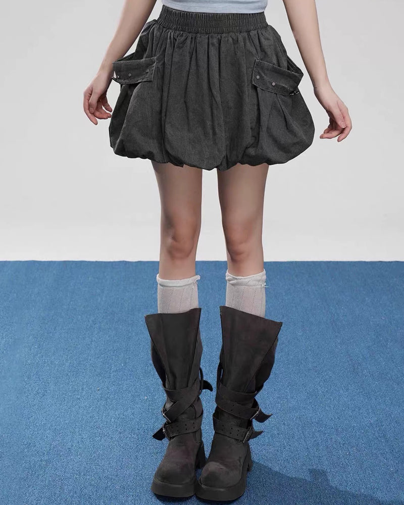 Spicy Girl Summer Mini Bubble Skirt
