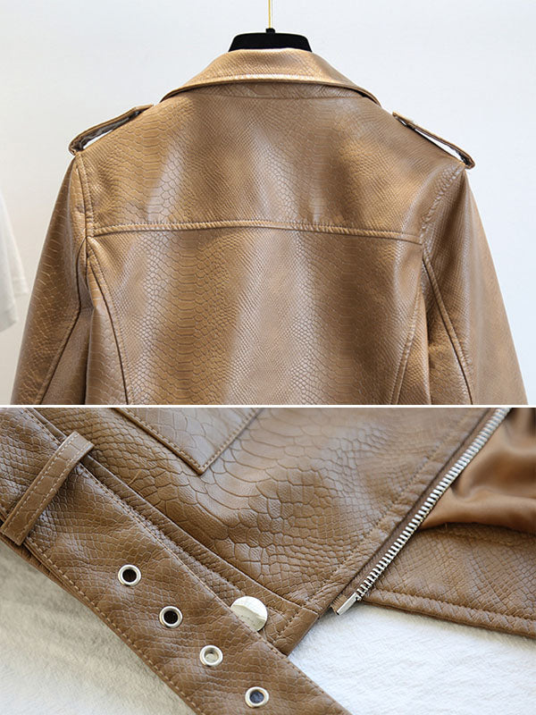 Cargo Style Leather Jackets
