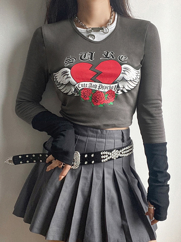 A Brave Heart Embroidery Top