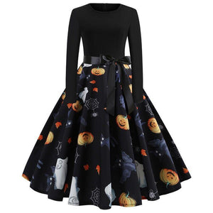 Bestkawaii-Halloween-Skulls-and-Bats-Bow-Dress