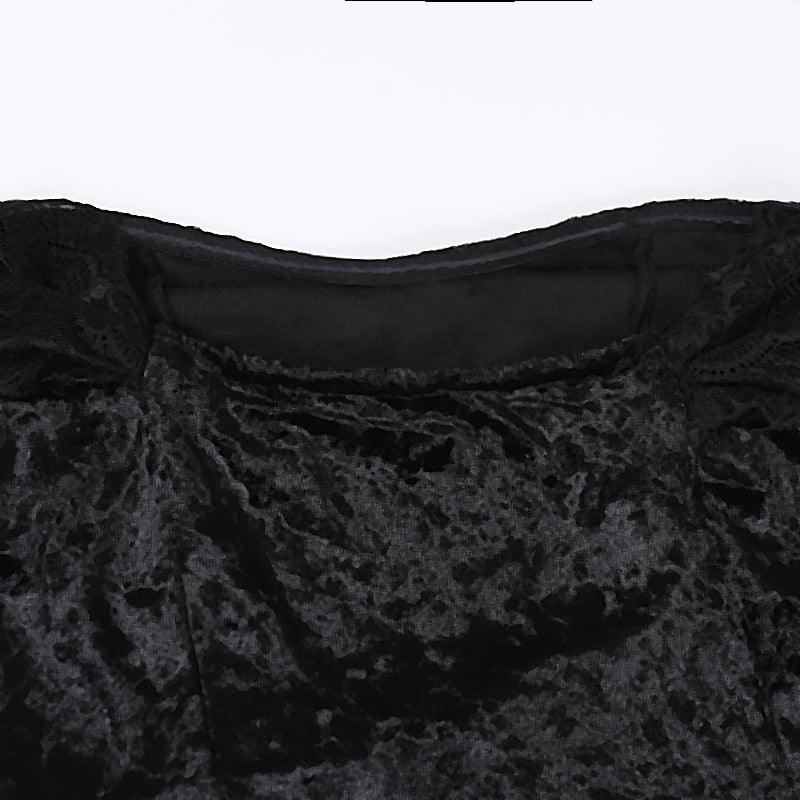 Breast-Wrapped-Lace-Perspective-Mesh-Large-Swing-Dress