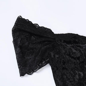 Breast-Wrapped-Lace-Perspective-Mesh-Large-Swing-Dress