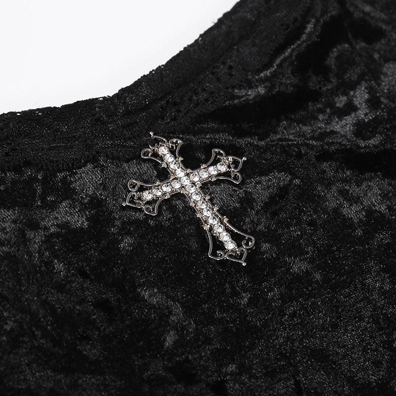 Breast-Wrapped-Lace-Perspective-Mesh-Large-Swing-Dress