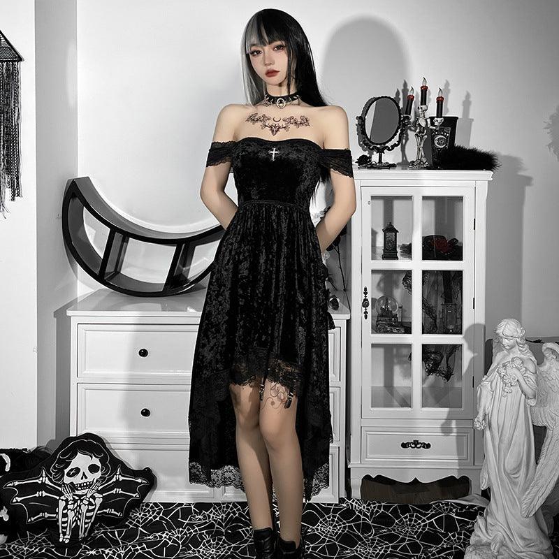 Breast-Wrapped-Lace-Perspective-Mesh-Large-Swing-Dress