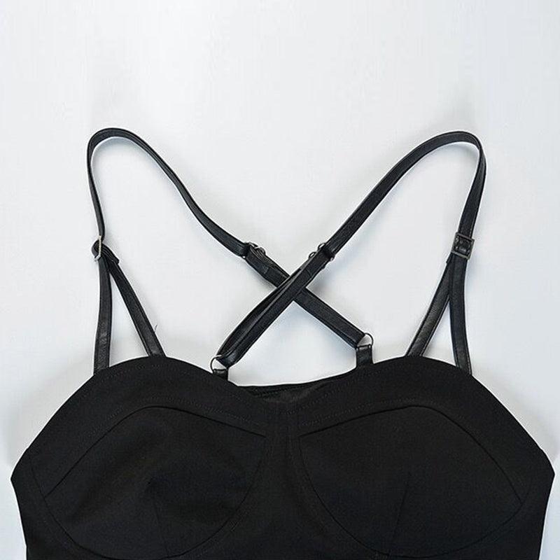 Dark Night Black Fairy Slip Dress