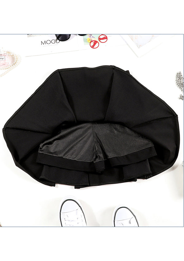 COOL PUNK Black Skirt