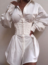 Solid Fish Bone Corset