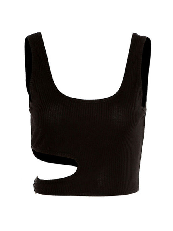 Hollow Out Knitted Vest
