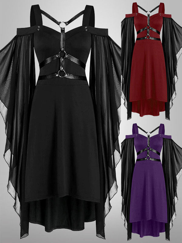 Gothic Flare Sleeves Dresses