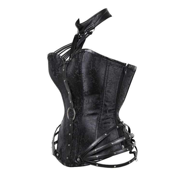 Gothic Halter Tube Top Corset