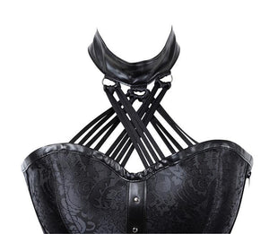 Gothic Halter Tube Top Corest