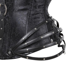 Gothic Halter Tube Top Corset