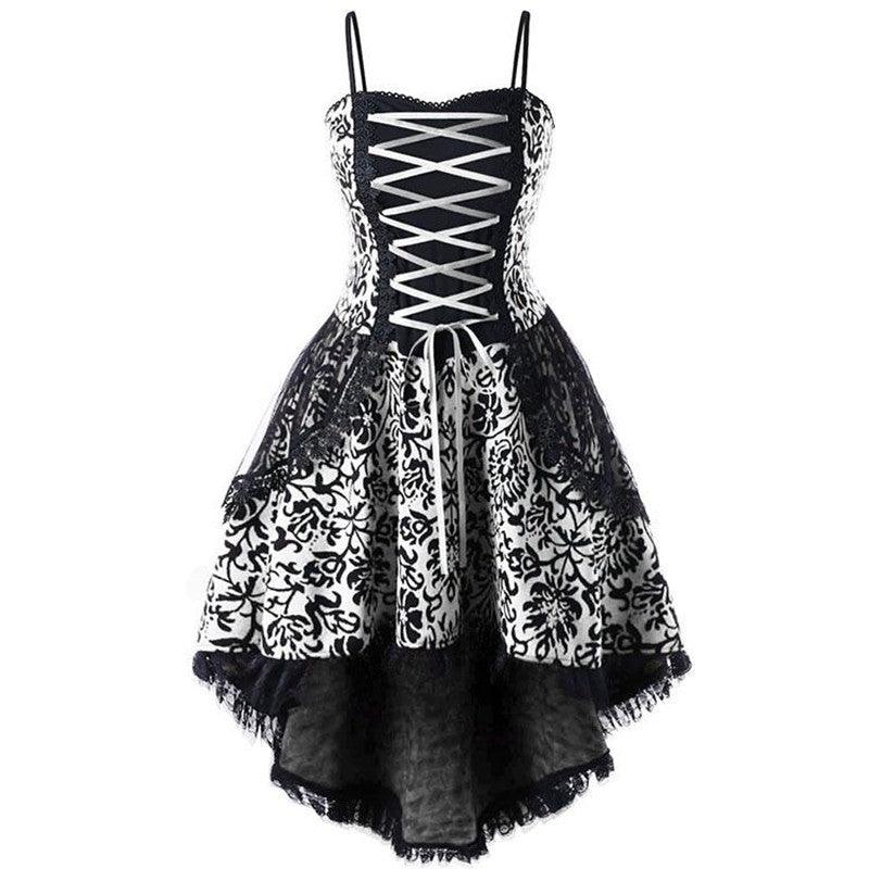 Halloween Lace Corset Dress