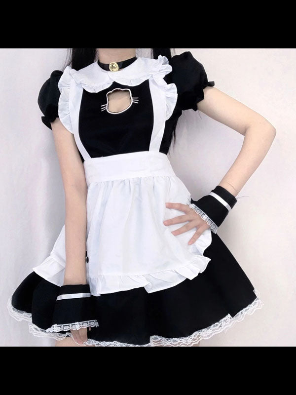 Cute Cat Maid Outfit Lolita Dress