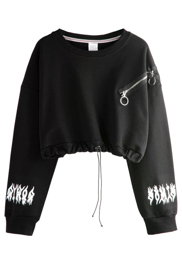 Hip Hot Style Cropped Hoodie