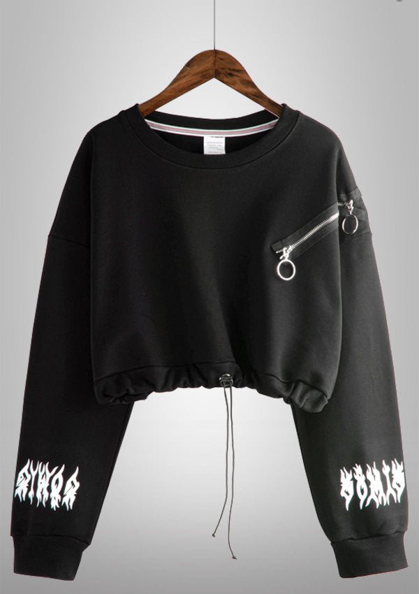 Hip Hot Style Cropped Hoodie