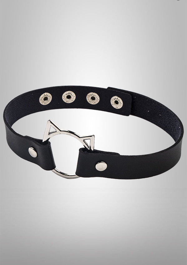 Cat Style Black Gothic Cute Lolita Choker