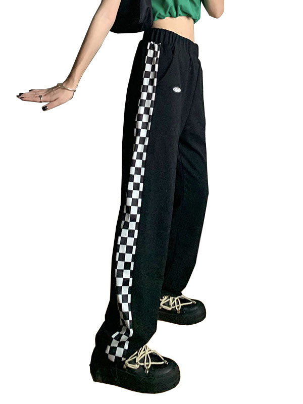 Checkerboard Side Pants