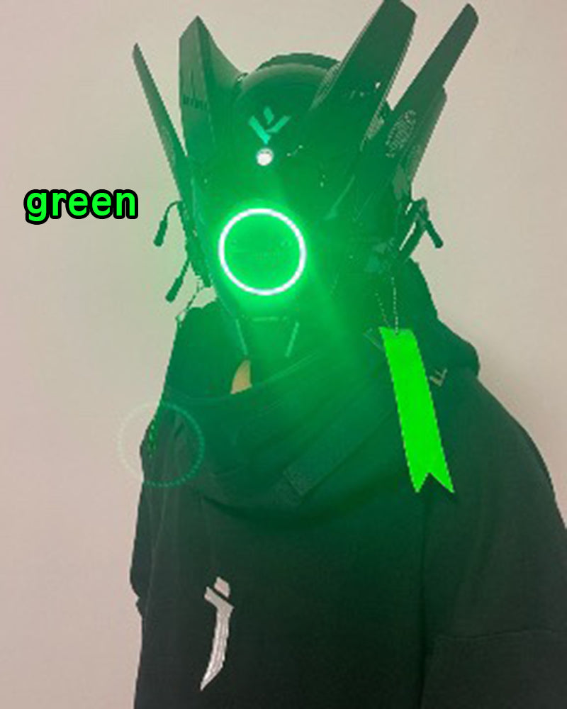 Thinking Out Loud Cyberpunk Mask (LEDs available in 7 colors)