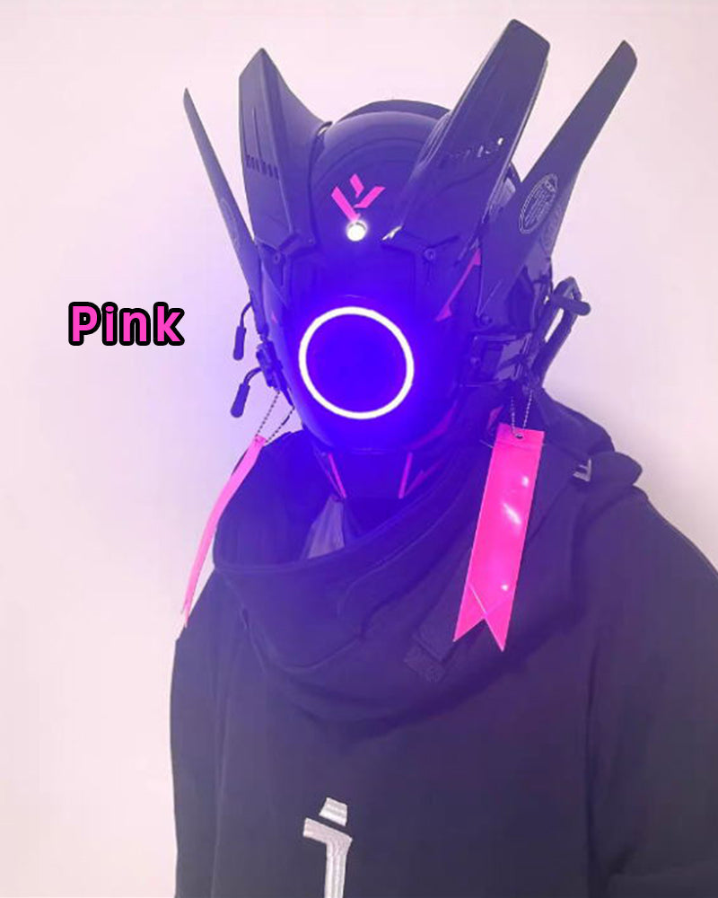 Thinking Out Loud Cyberpunk Mask (LEDs available in 7 colors)