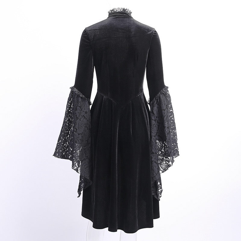 Nobility Elegant Velvet Dress