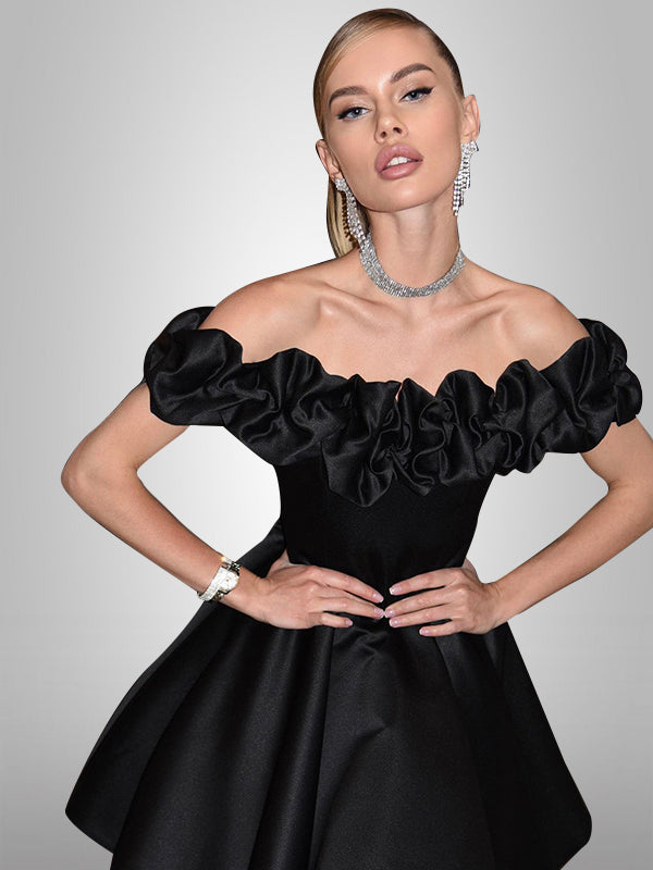 Not Be Trusted Ruffle Dress