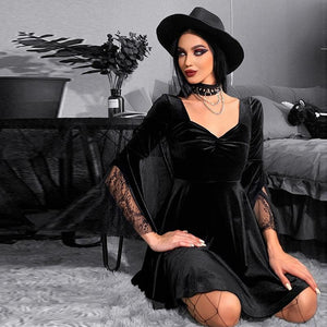 Gothic velvet dress,Gothic black velvet dress,Gothic plus size velvet dress,Gothic womens velvet dress,Gothic black velvet dress long sleeve,Gothic dress,punk velvet dress,punk black velvet dress,punk plus size velvet dress,punk womens velvet dress,punk black velvet dress long sleeve