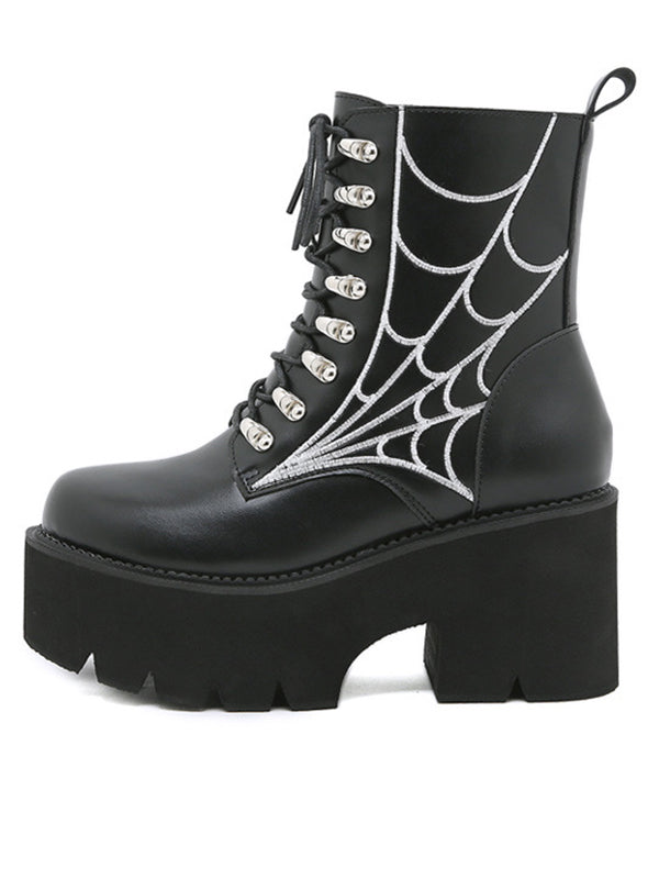 Spiders Weave Weds Boots