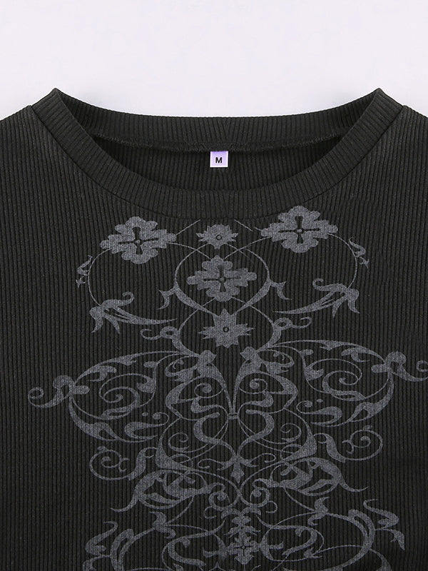 We Are The World Flower Embroidery Top