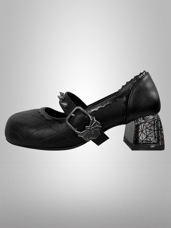 vintage heels, gothic heels, punk heels,vintage shoes